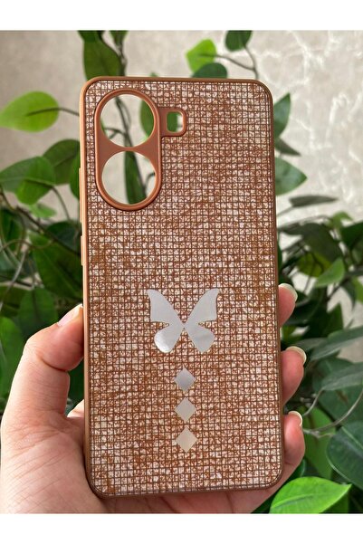 Hatreds Xiaomi Poco X7 Pro Kılıf Kelebek Desenli Aynalı Tasarım Taşlı Silikon...