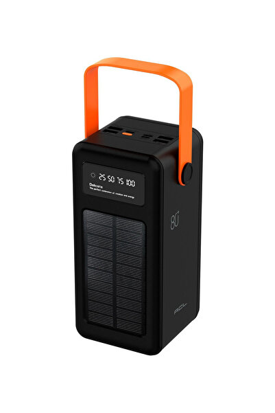 Genel Markalar 80000 mAh Powerbank ACL PW-53 Solar LED Göstergeli Hızlı Şarjl...