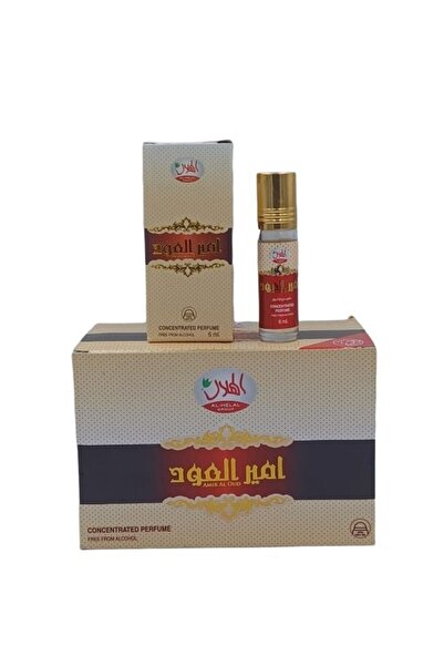 Al hilal عطر زيتي أمير العود 6 مل 12 قطعة