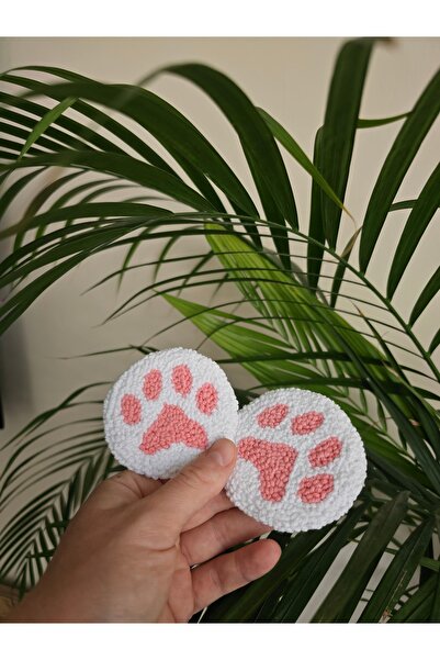 MAMS ACCESSORIES 2'li Pembe Patili Araba Bardak Altlığı 7cm