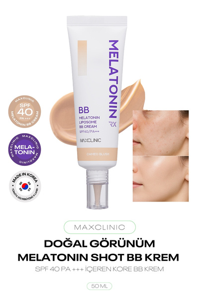 MAXCLINIC Natural Looking Korean Bb Cream with Melatonin Melatonin Shot Bb Cream