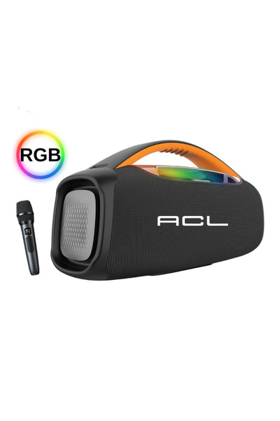 Dynego 100W Box Party Boy RGB Işıklı Ses Bombası Mikrofonlu Hoparlör Ses Bomb...