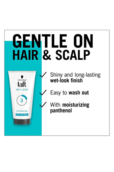 Tat Taft Wet Look Effect Styling Gel, 150 ml