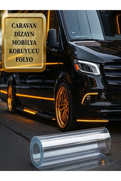 SİYACF CARAVAN DİZAYN LUXURY ŞEFFAF MOBİLYA KORUYUCU FOLYO 137 CM X 3 METRE