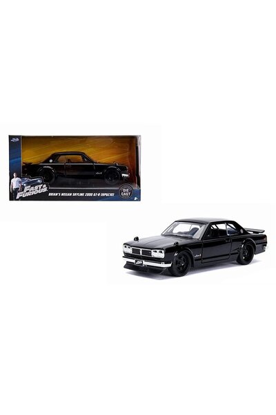 OMZ لعبة الفتاة 253203004 فاست فيوريوس 1971 نيسان سكاي لاين 1:24 لعبة تعليمية للأولاد