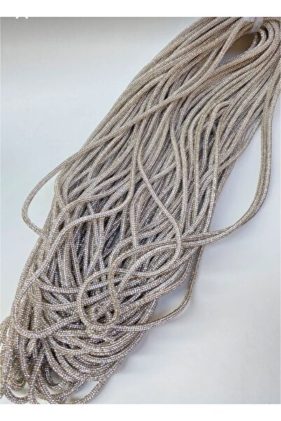 lemidor Full Taşlı Şerit Aplik Taşlı ip bağcık 10 metre