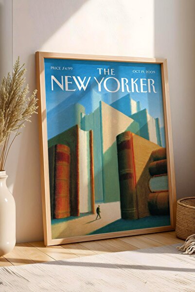 Saturn Tabloul înrămat The New Yorker 19 octombrie 2009 - Tabloul cărților