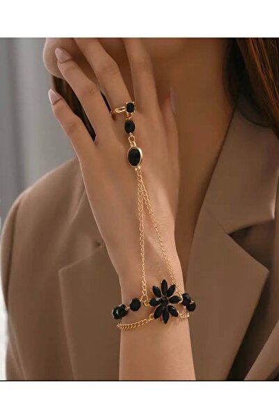 Genel Markalar VİP zarif yapay elmas malzemeli boho chic çiçek motifli şahmeran