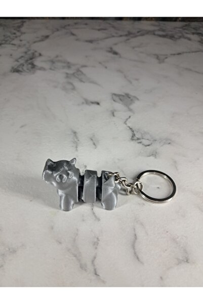 KOÇER AWM Hippo Model Cute 3D Moving Keychain