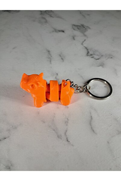 KOÇER AWM Hippo Model Cute 3D Moving Keychain