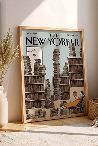 Saturn Tabloul înrămat The New Yorker 20 octombrie 2014 - Tabloul Bibliotecii...