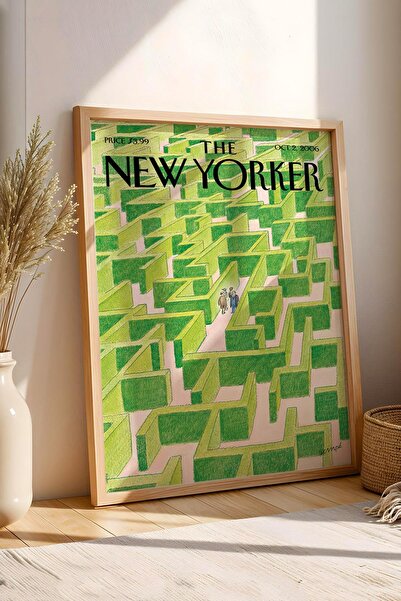 Saturn Pictură înrămată The New Yorker 2 octombrie 2006 - Pictură Labyrinth o...