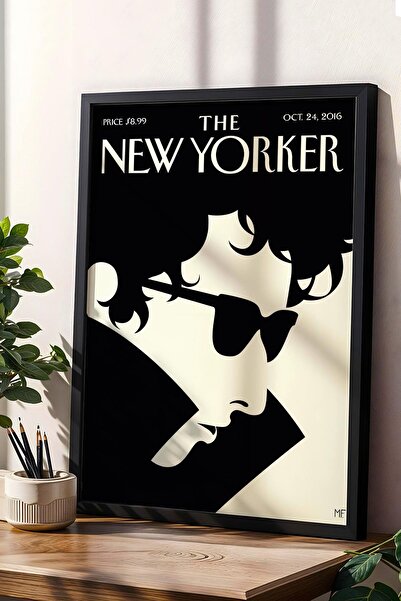 Saturn Pictură înrămată The New Yorker 24 octombrie 2016 - Pictură Bob Dylan