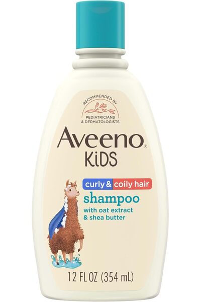 Aveeno Baby Aveeno Kids Curly Hair Shampoo with Oat Extract and Shea Butter