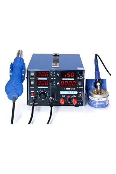 Genel Markalar 853D 3A Güç Kaynağı Sıcak Hava Üflemeli Havya Istasyonu