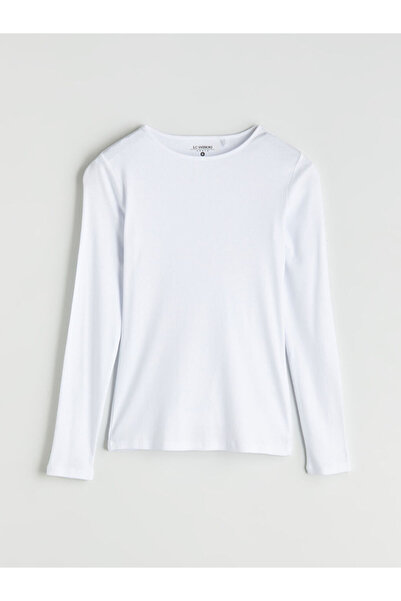 LC Waikiki اختيارات لامعة من متجر شاينينج ستور |   تي شيرت نسائي برقبة دائرية