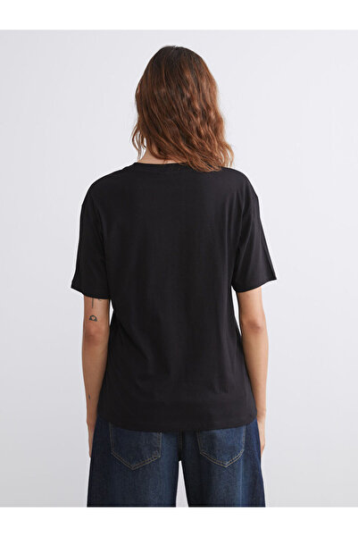 LC Waikiki Create Your Style from Uzg Store | Crew Neck Printed Oversize Women's T-Shirt