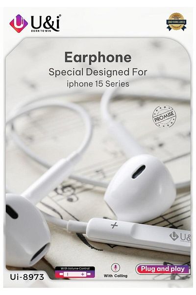 U & I Born To Win TypeC Wired Earbuds for Samsung & IPhone16 Series