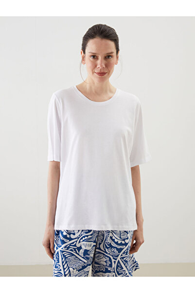 LC Waikiki اختيارات لامعة من متجر شاينينج ستور |   تي شيرت نسائي برقبة دائرية