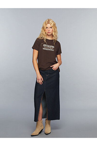 LC Waikiki Crew Neck Leopard Printed Women's T-Shirt