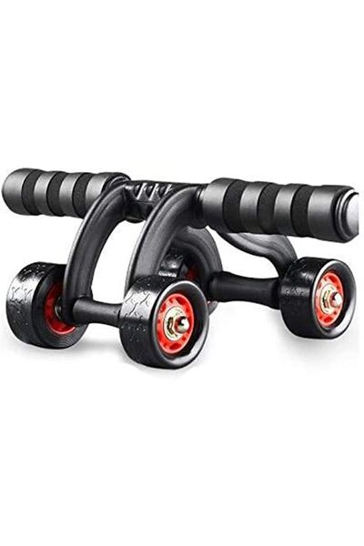 erorex 4 Power Wheels Triple Abdominal Roller with Knee Pad