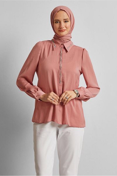 Alvina Stone Detail Bluz 45682