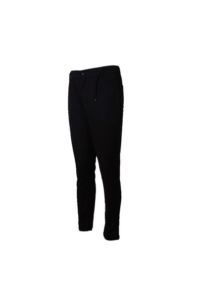 trender Black Men's Fabric Trousers