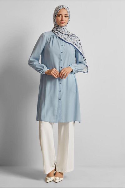 Alvina Shirt Collar Tunic 45416