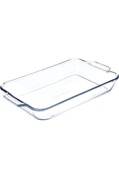 erorex طقم أواني خبز زجاجية من أوفن بيسكس، مكون من 3 قطع، مع قوالب خبز مربعة ومستطيلة ورغيف