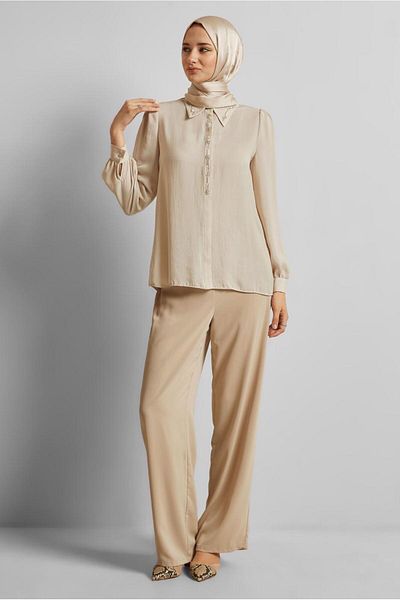 Alvina Stone Detail Bluz 45682