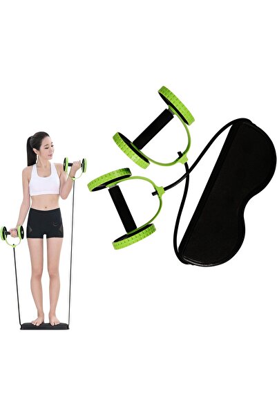 erorex جهاز تمارين كامل الجسم من ريفوليكس هوم جيم، بكرة تمارين البطن الخضراء المتقدمة، تدريب كامل للبطن