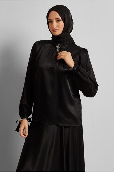Alvina Belted Satin Skirt Suit 45706