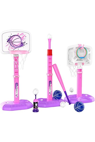 erorex مجموعة كرات كرة السلة للأطفال 5 1 لعبة رمي الحلقات للأطفال الصغار للعب في الأماكن المغلقة والمفتوحة نشاط رياضي