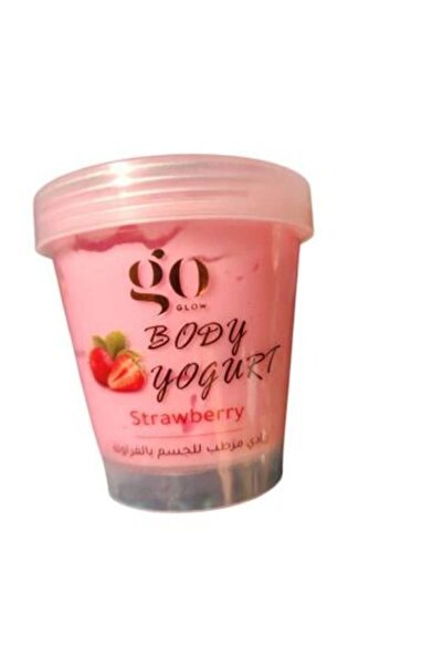 go GLOW زبادي الجسم بالفراولة