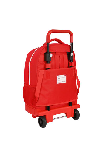 Sevilla Fútbol Club School Rucksack with Wheels Sevilla Fútbol Club Red (33 x 45 x 22 cm)