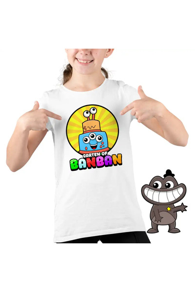 OEM Banban Charlie Cake Kids Girls T-Shirt