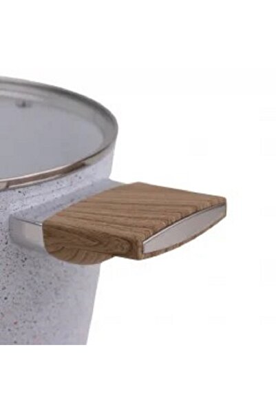 rexa 7 pieces granite cookware set with glass lid