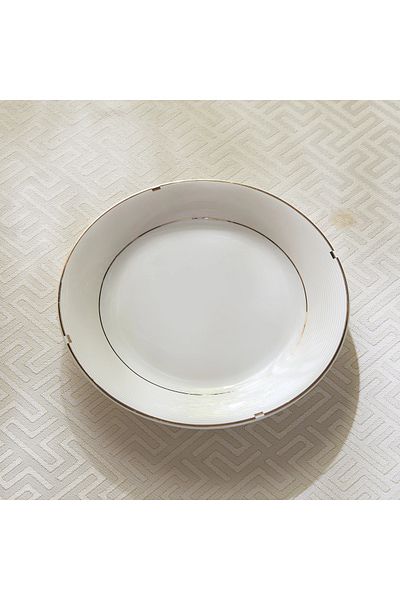 Home Box Gold Rib Side Plate - 19.5 cm