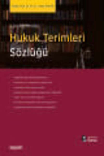 Seçkin Yayıncılık KarşılaştırmalıHukuk Terimleri Sözlüğü