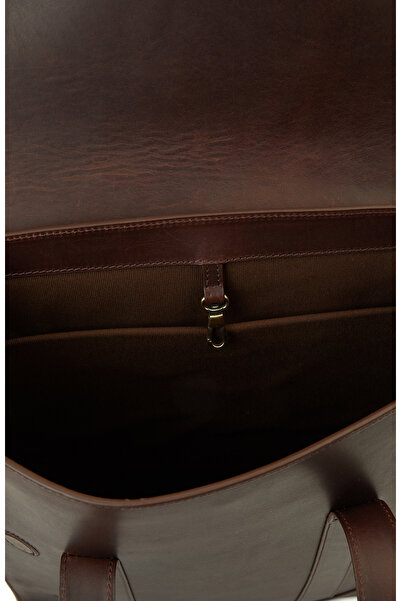 George Hogg Kahverengi Erkek Deri Sırt Çantası