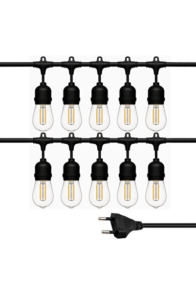 Powermaster Ledx KB00002 10 قطع E27 حامل مصباح بطول 10 متر (يتضمن 10 حوامل مص...