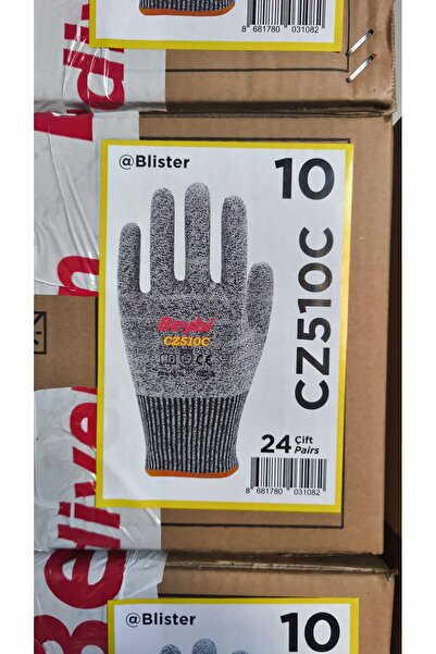 Beybi Cz510C Non-Coated Cut-Resistant Gloves 24 Pcs