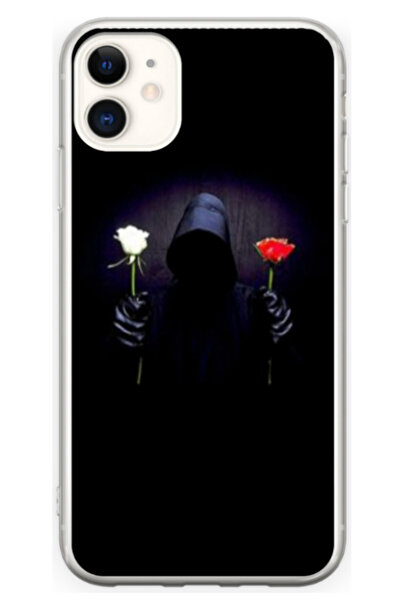 Atlas Husa personalizata 360 de grade pentru Apple iPhone 11, Choose Rose, S1...