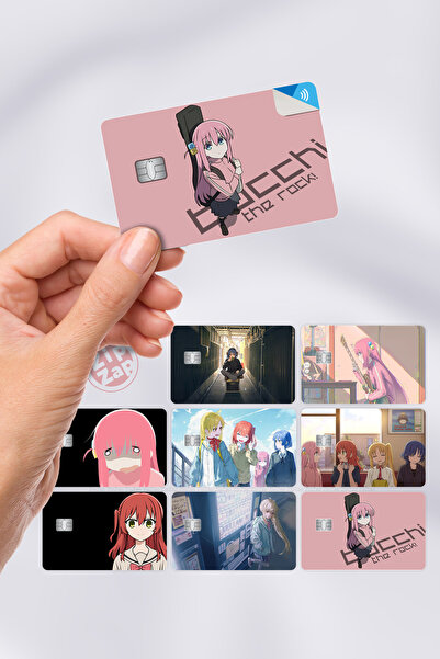 ZipZap Autocolant de acoperire pentru carduri Bochi the Rock 8 bucăți