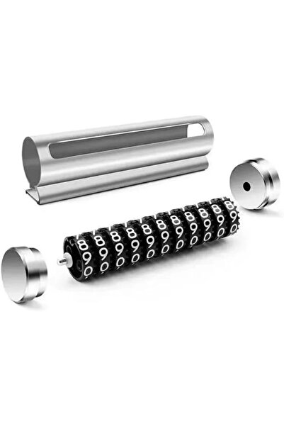 Genel Markalar Alüminyum Kasa Araç İçi Park Numaratörü - Gri Renk, Çevirmeli Telefon Numarası Gösterici