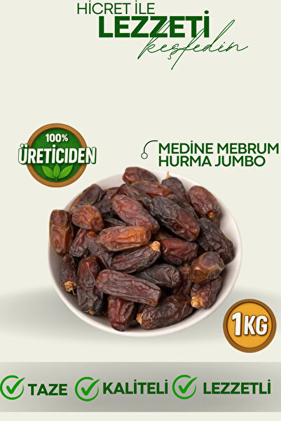 Hicret Kuruyemiş Medine Mebrum Hurma Jumbo 1 Kg