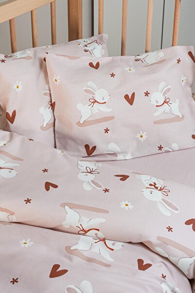 Menderes Home Cotton Collection %100 Pamuk Bebek Nevresim Takımı Bunnies