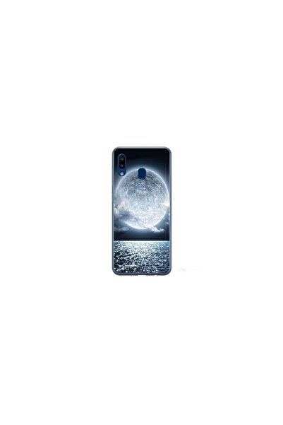 Atlas Husa personalizata 360 de grad Samsung Galaxy A40, Moon Sky, multicolor...