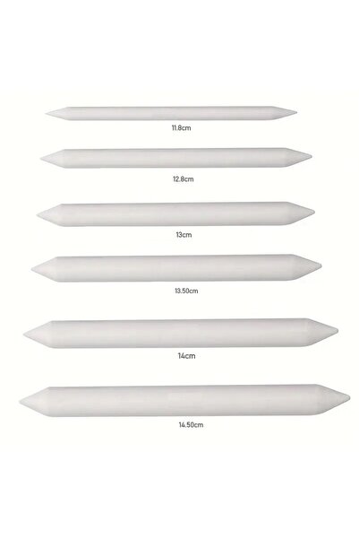 Sanathobi Eskiz karıştırma çubukları, tortillion, kara kalem silgi, gölgelend...