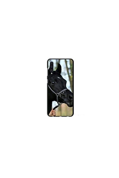 Atlas Husa personalizata 360 de grad Huawei P40 Lite E, Black Horse, multicol...